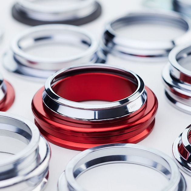 Ringe für das Kurzstapelspinnen